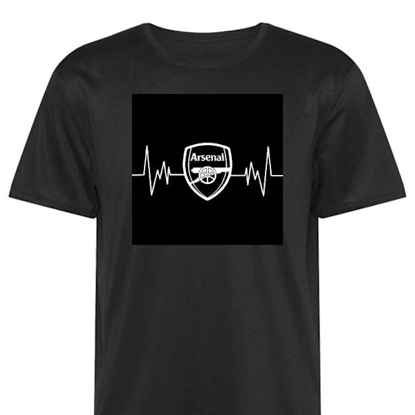 Trænings T-shirt | Sport T-shirt til Voksen Arsenal sort Medium