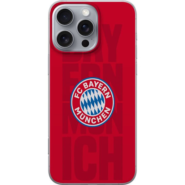 Apple iPhone 16 Pro Max Läpinäkyvä kuori FC Bayern München