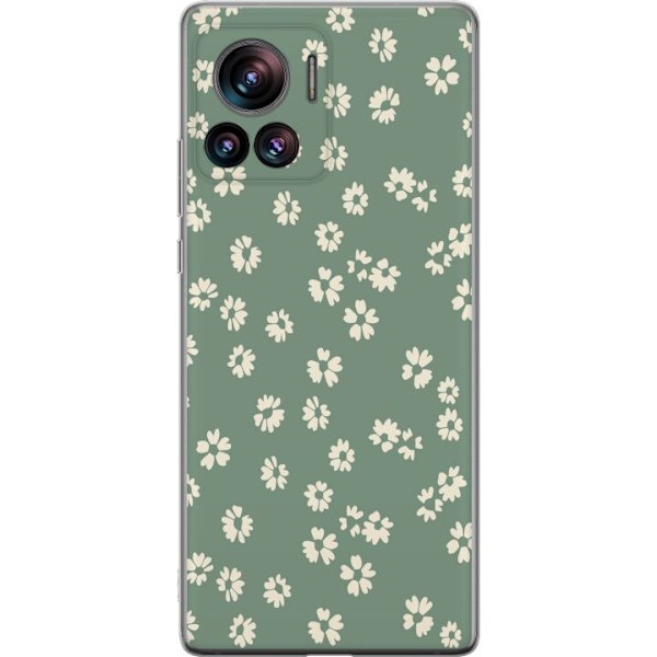 Motorola Edge 30 Ultra Läpinäkyvä kuori Kukkaisunelma - Värikäs Kukkakuvio
