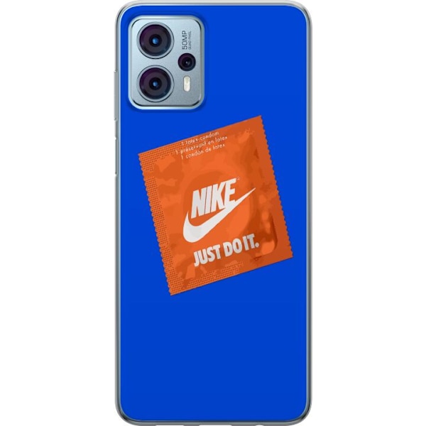 Motorola Moto G23 Gennemsigtig cover Nike