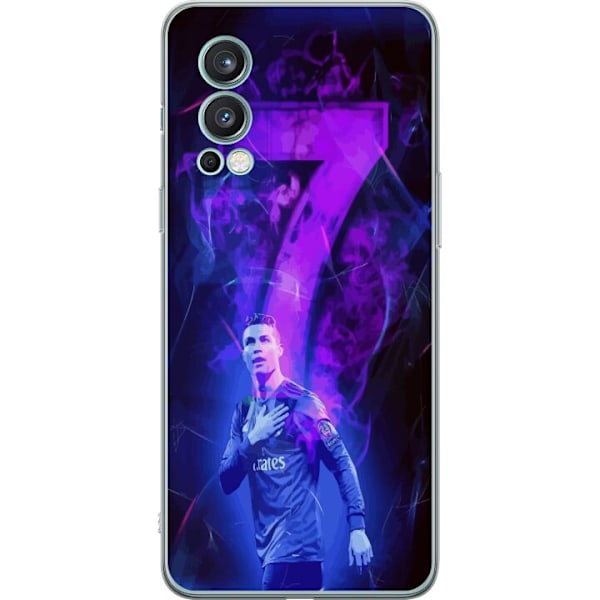 OnePlus Nord 2 5G Gennemsigtig cover Ronaldo 7 - Fodboldlegende i Handling for Fans