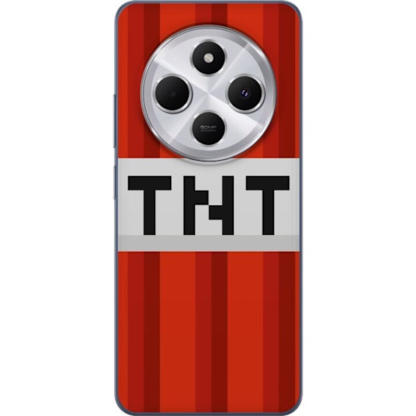 Xiaomi Redmi 14C Läpinäkyvä kuori Minecraft TNT