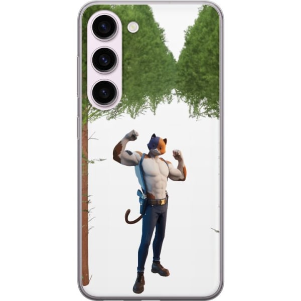 Samsung Galaxy S23 Gennemsigtig cover Fortnite - Meowscles