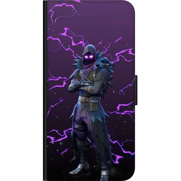 Kompatibel Tegnebogsetui til Samsung Galaxy A03s Raven Fortnite Thunder