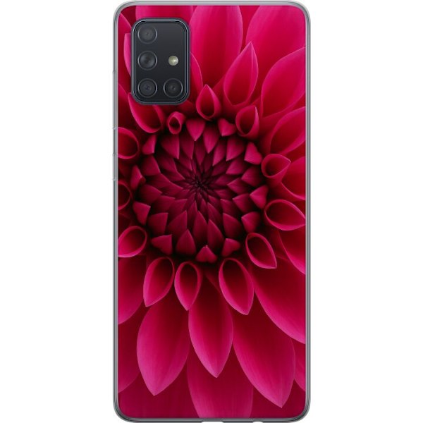 Samsung Galaxy A71 Läpinäkyvä kuori Rosecore