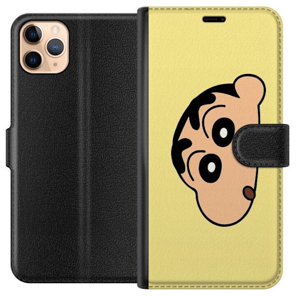 Apple iPhone 11 Pro Max Tegnebogsetui Peeking Shinchan