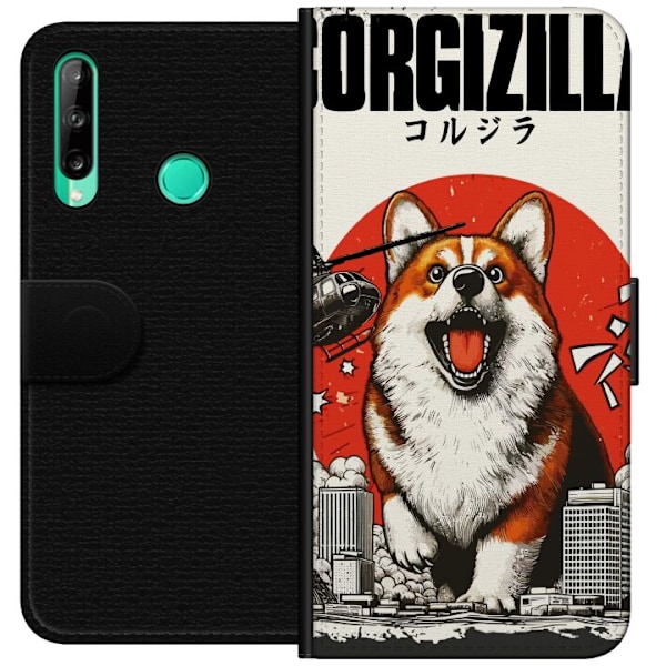 Huawei P40 lite E Plånboksfodral Corgizilla