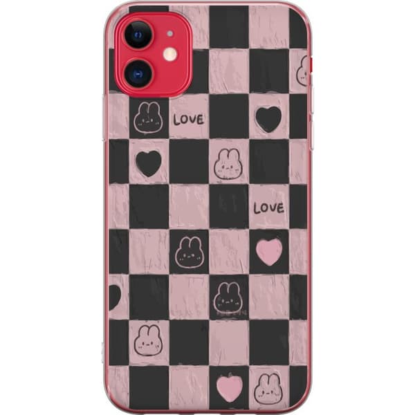 Kompatibel Mobilcover til Apple iPhone 11 Sort og pink