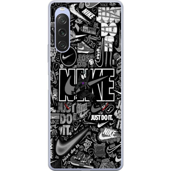 Sony Xperia 10 V Läpinäkyvä kuori Nike