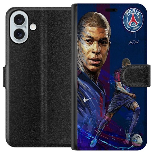 Apple iPhone 16 Plus Lompakkokotelo Mbappe