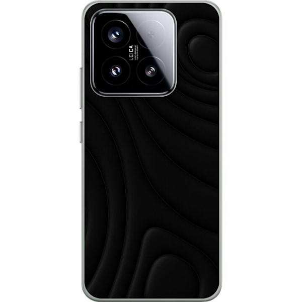 Xiaomi 15 Genomskinligt Skal Black Waves