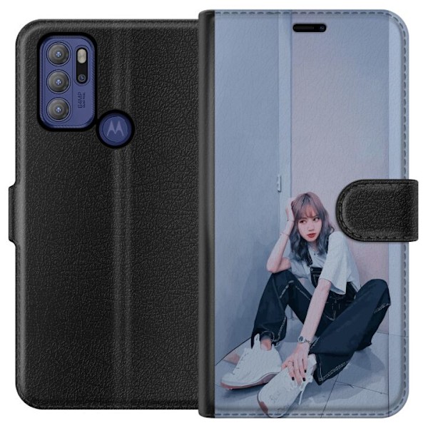 Motorola Moto G60S Lompakkokotelo Lisa from Blackpink – K-pop Style Icon