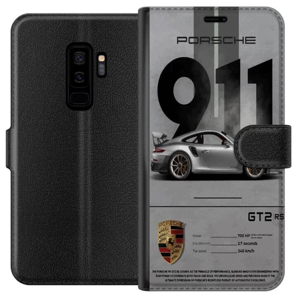 Kompatibelt Lommeboketui til Samsung Galaxy S9+ Porsche 911