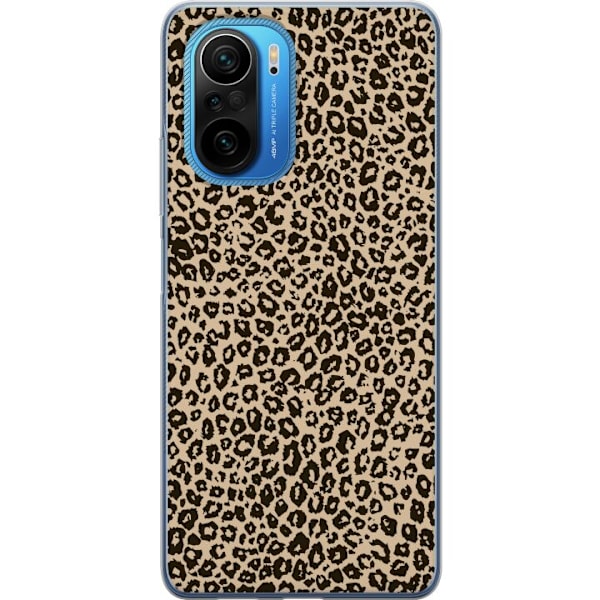 Xiaomi Poco F3 Genomskinligt Skal Leopard Mönster