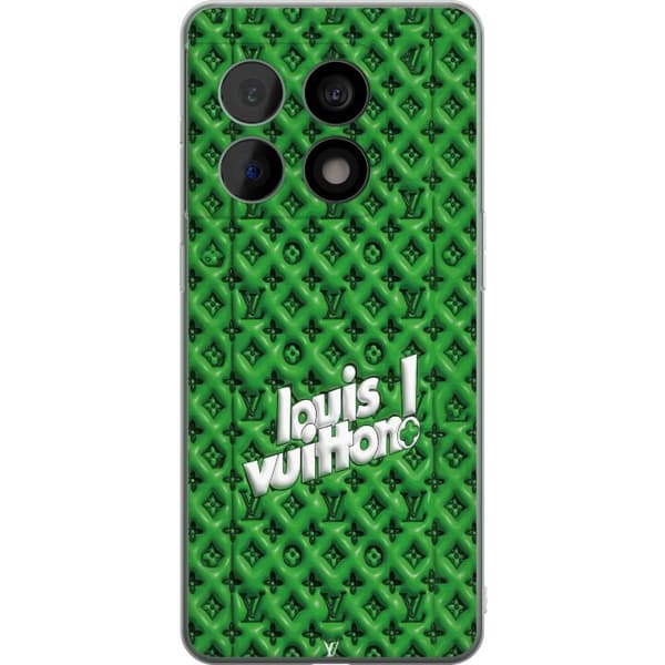 Kompatibelt Mobildeksel til OnePlus 10 Pro Inspirert grønt monogram med logo grønn