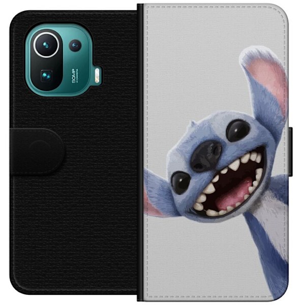 Xiaomi Mi 11 Pro Plånboksfodral Stitch i Fart – Kawaii Design för Fans & Barn