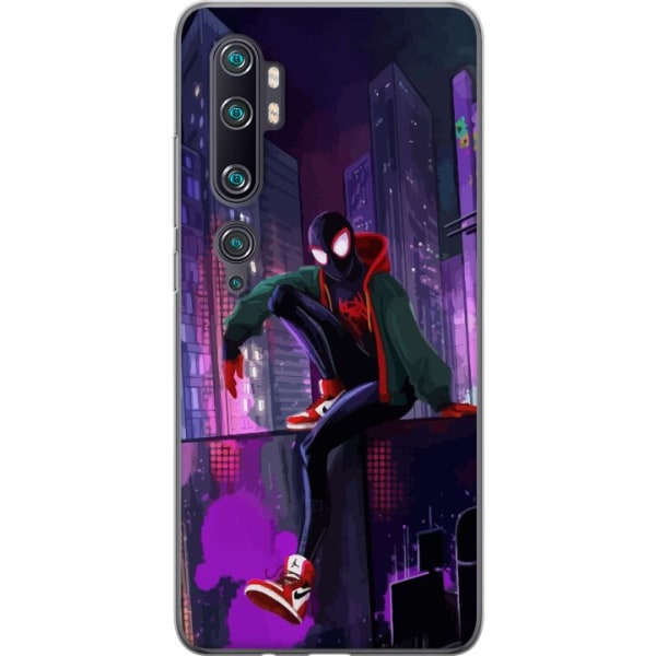 Xiaomi Mi Note 10 Pro Gennemsigtig cover Fortnite - Spider-Man