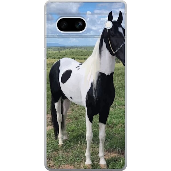 Google Pixel 7a Läpinäkyvä kuori Hevosen Taika - tyylikäs