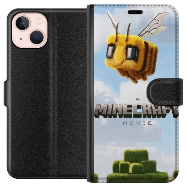 Kompatibel Tegnebogsetui til Apple iPhone 13 mini A Minecraft Movie