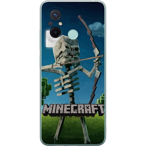 Xiaomi Redmi 12C Genomskinligt Skal A Minecraft Movie