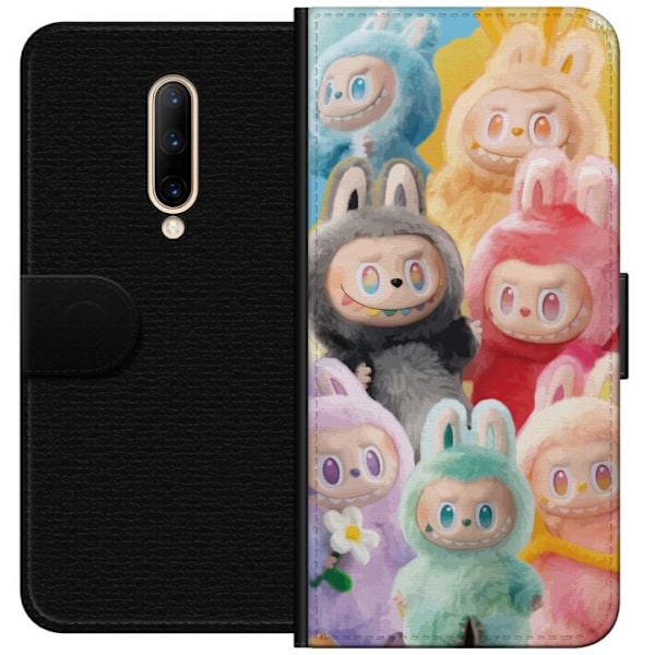OnePlus 7 Pro Plånboksfodral Labubu Sketch Style – Handrita