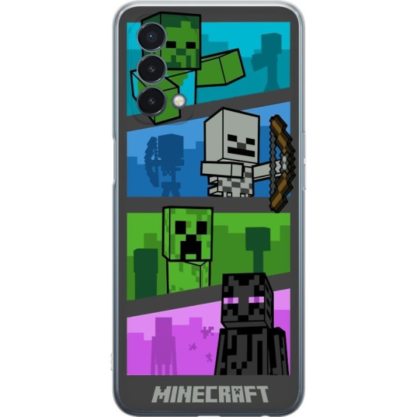 OnePlus Nord N200 5G Gennemsigtig cover Minecraft