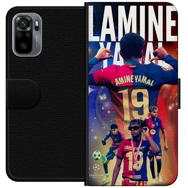 Xiaomi Redmi Note 10S Lompakkokotelo Yamal Liikkeessä - Nuori