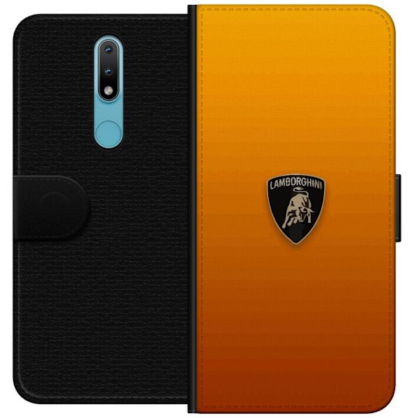 Nokia 2.4 Plånboksfodral Lamborghini