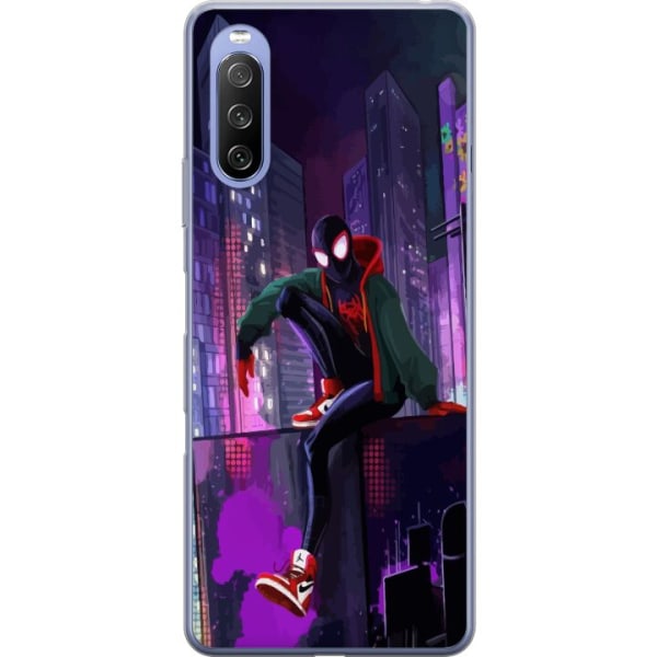 Sony Xperia 10 III Lite Gennemsigtig cover Fortnite - Spider-M