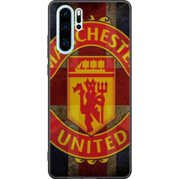Huawei P30 Pro Sort cover Manchester United FC