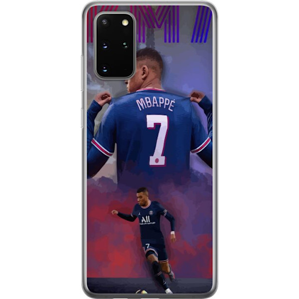 Samsung Galaxy S20+ Gennemsigtig cover MAP Fodbold Design Grafisk Mønster Moderne Sportsmotiv Trend Fodbold Populær Grafisk Stil Motiv