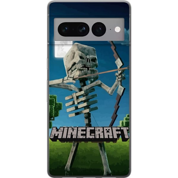 Google Pixel 7 Pro Genomskinligt Skal A Minecraft Movie