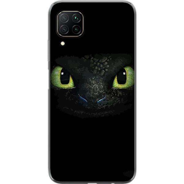 Huawei P40 lite Genomskinligt Skal How to Train Your Dragon (Draktränaren)