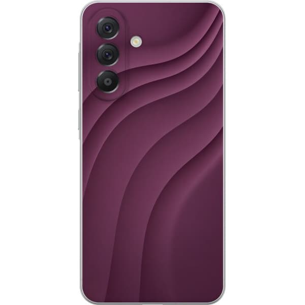 Kompatibelt Mobilskal till Samsung Galaxy A57 Plum Waves lila