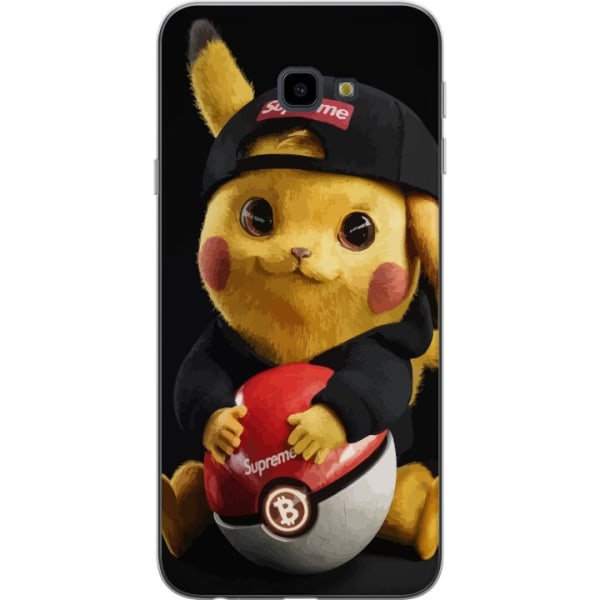 Samsung Galaxy J4+ Läpinäkyvä kuori Pikachu Supreme