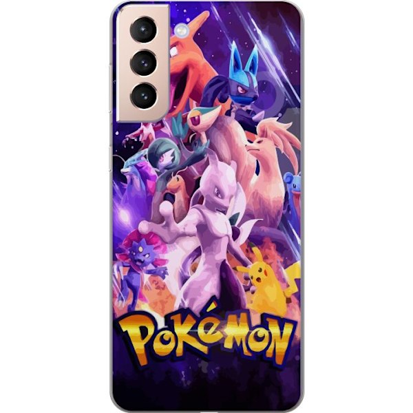 Samsung Galaxy S21 Läpinäkyvä kuori Pokemon