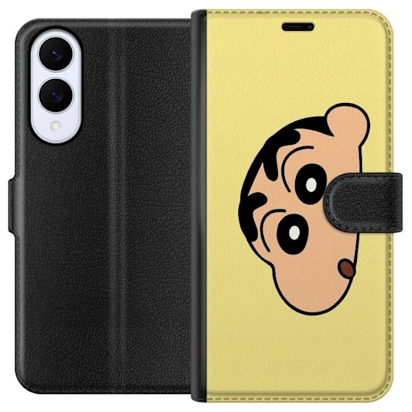 Samsung Galaxy S25 Edge Lompakkokotelo Peeking Shinchan
