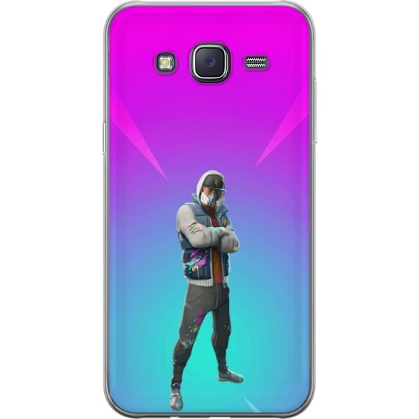 Samsung Galaxy J5 Gennemsigtig cover sort ridder fortnite