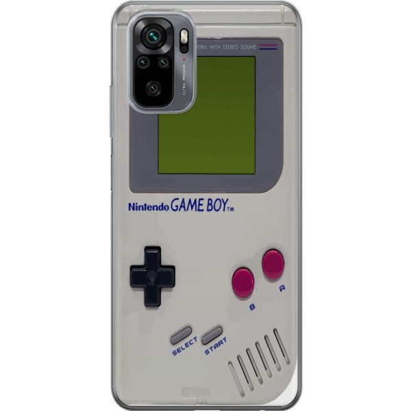 Xiaomi Redmi Note 10S Gennemsigtig cover Game Boy