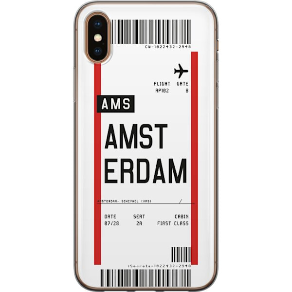 Apple iPhone X Gennemsigtig cover Amsterdam