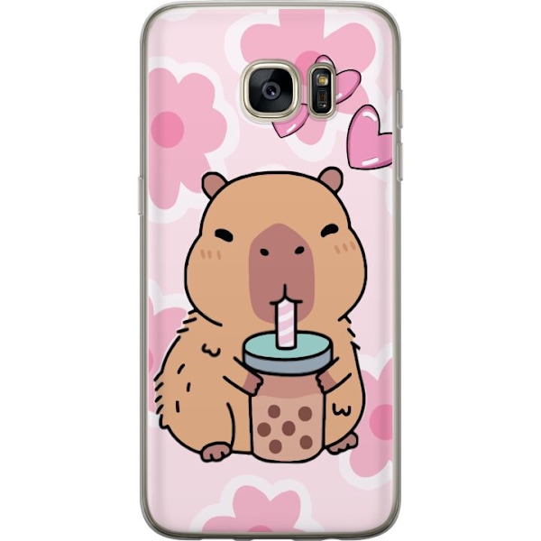 Samsung Galaxy S7 edge Gjennomsiktig deksel Kawaii Capybara Hj