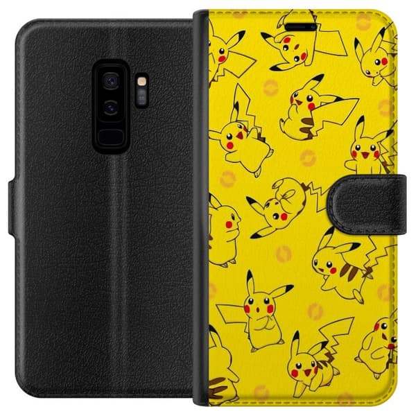 Kompatibel Tegnebogsetui til Samsung Galaxy S9+ Pikachu