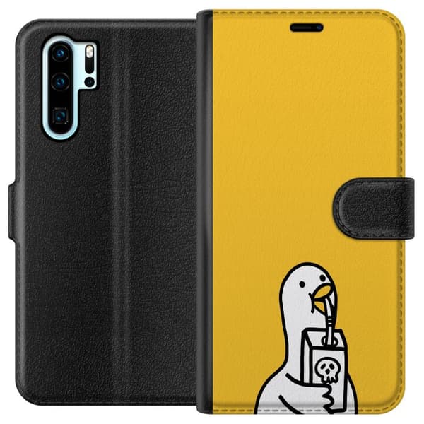 Kompatibelt Lommeboketui til Huawei P30 Pro Tegnet and