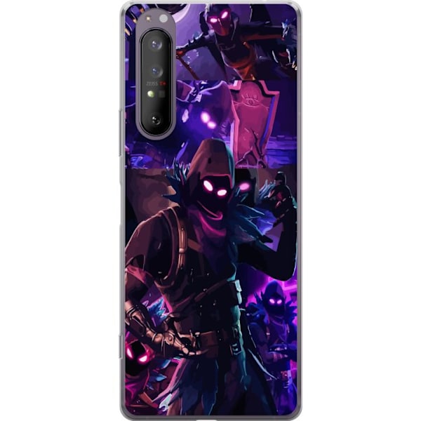 Sony Xperia 1 II Gennemsigtig cover Fortnite Raven