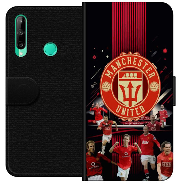 Huawei P40 lite E Plånboksfodral Manchester United F.C.