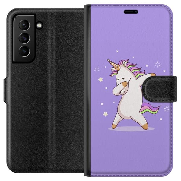Kompatibelt Plånboksfodral till Samsung Galaxy S21+ 5G Unicorn Dab