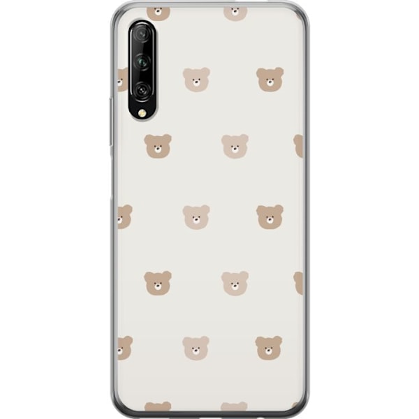 Huawei P smart Pro 2019 Läpinäkyvä kuori Teddy-tausta - sö