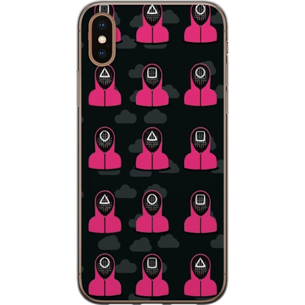 Apple iPhone XS Max Gennemsigtig cover Squid Game 2 - Hvem er