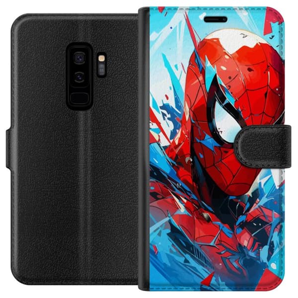 Kompatibel Tegnebogsetui til Samsung Galaxy S9+ Spiderman