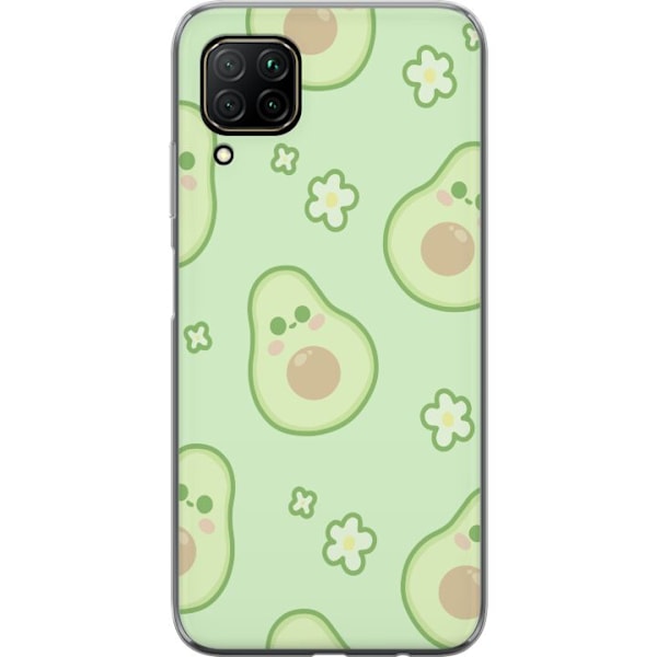 Huawei P40 lite Gennemsigtig cover Avocado Sød